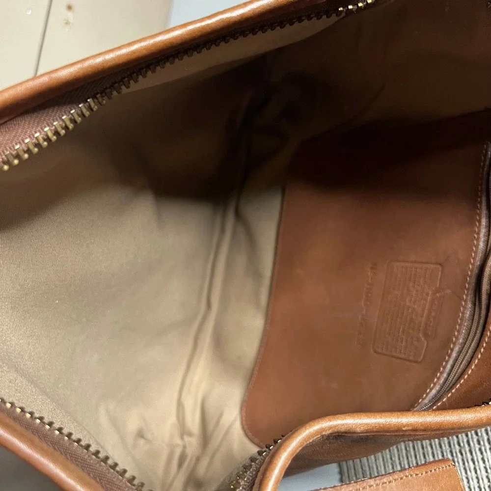 Vintage Coach Legacy Slim Ergo Hobo Bag Tan Leather Shoulder Bag